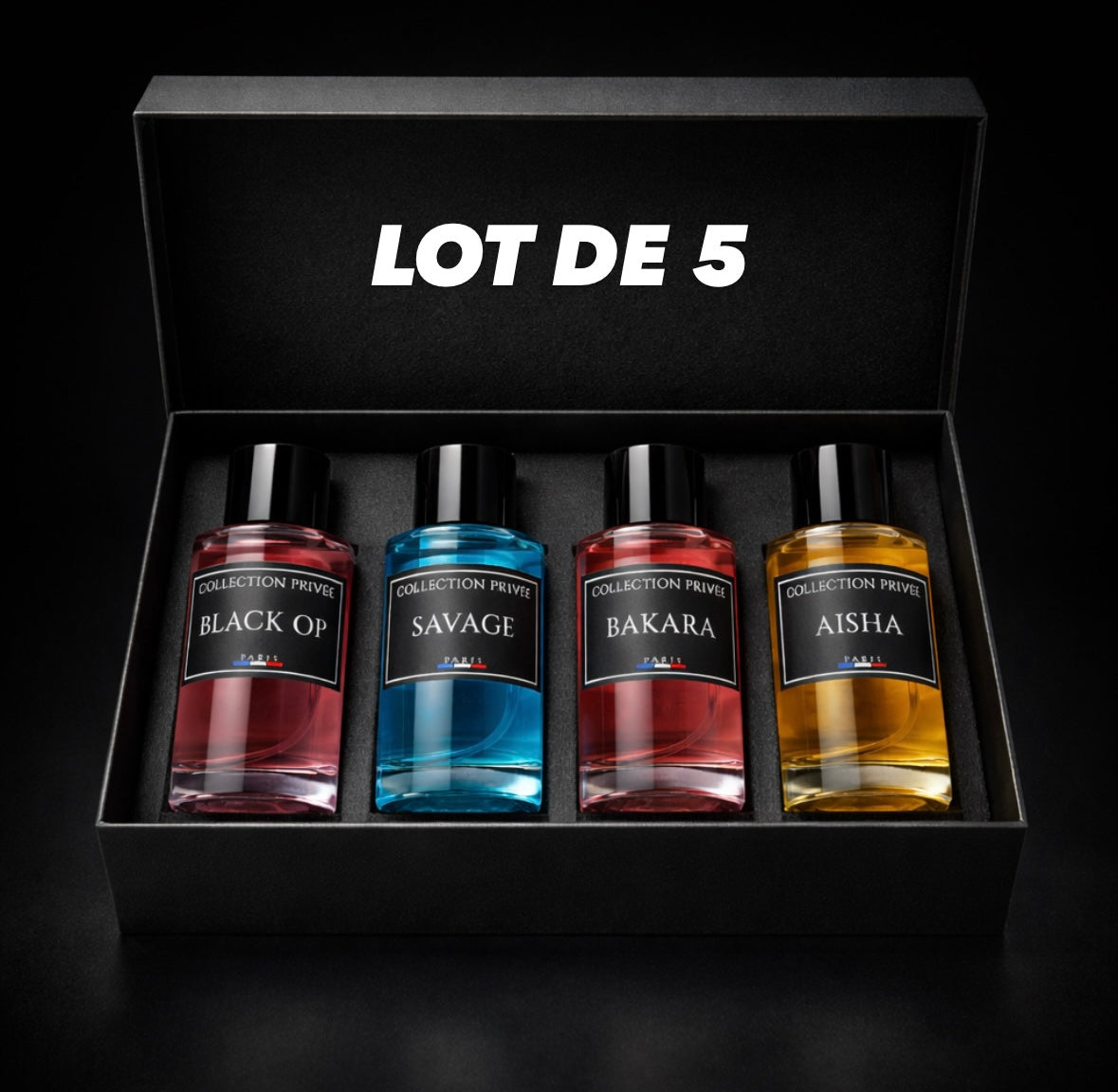 Lot de 5 parfums - Collection privée  (5,60€/l'u)